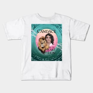 Candace Owens Lion Heart - magic lightning Kids T-Shirt